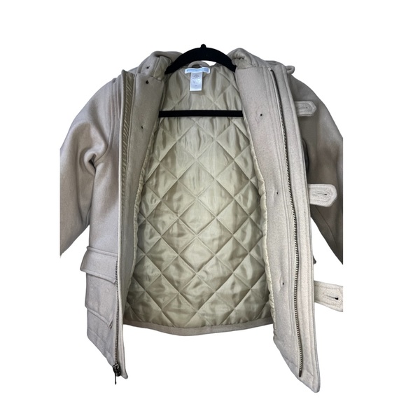 Wool Hooded Zip-Up Duffle Coat - Picture 6 of 9